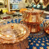سرویس 3 قابلمه و ماهیتابه مس دست ساز|ظروف پخت‌وپز|اصفهان, آفاران|دیوار