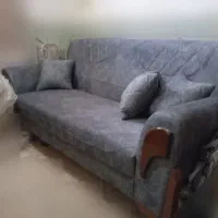 مبل ۷ نفره راحتی طوسی|مبلمان خانگی و میز عسلی|زابل, |دیوار