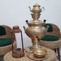 سماورزغالی برنجی