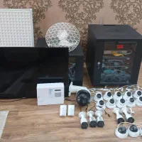 دوربین مدار بسته کامل و شبکه کامل اینترنت و دزدگیر