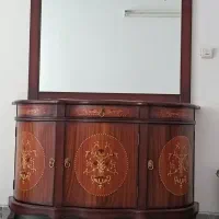 آینه وکنسول|بوفه، ویترین، کنسول|شیراز, پشم شیشه|دیوار