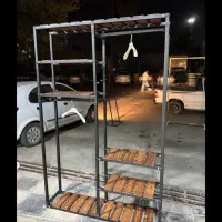 داختاب رخت بند قفسه ۴۵رگال چوب لباسی چوبکار|بندرخت و رختآویز|تهران, نعمتآباد|دیوار