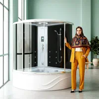 کابین سونا بخار 2 نفره عُشاق با دوش جکوزی سونا خشک|لوازم حمام|تهران, کوی بیمه|دیوار