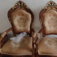 مبل چوبی کاملا سالم نه نفره