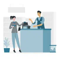 فروشنده عینک خانم پاره وقت بعد از ظهر ها