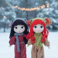 عروسک دستبافت