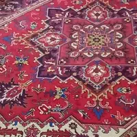 یک جفت فرش هریس تاجری دستباف