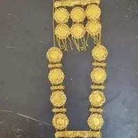 گوشوار و گلوبند و سوزن کتیبه ای|جواهرات|یاسوج, |دیوار