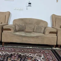 مبل راحتی ۴ نفره درحد|مبلمان خانگی و میز عسلی|قم, شهرک شهرداری|دیوار