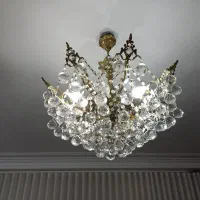 لوستر ۸ شاخه برنجی