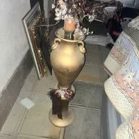 گلدان سفالی ( به همراه پایه )|صنایع دستی و سایر لوازم تزئینی|هشتگرد, فاز ۳ مهستان|دیوار