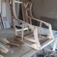 پایه خراطی وتکی منیمال وکلاف مبل راحتی