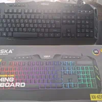 موس و کیبرد گیمینگ هیسکا rgb