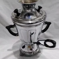 سماوربرقی قدیمی بسیارشیک نو.استیل ضخیم.