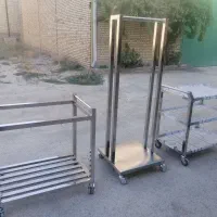 ترولی تمام استیل حمل غذا و لوازم صنعتی|کافیشاپ و رستوران|مشهد, بهار|دیوار
