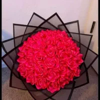 انواع دسته گل رز روبانی آماده و سفارشی|گل مصنوعی|اردبیل, |دیوار