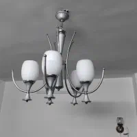 دوعدد لوستر، کاملآ برق کشی سالم.