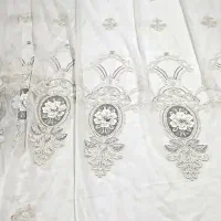 پرده های گل برجسته نو