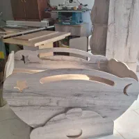 کمد و تخت بچه نوزاد mdf|تخت و صندلی بچه|نجفآباد, ویلاشهر|دیوار