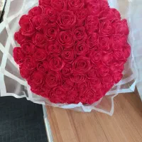 دسته گل روبانی ۷۰ شاخه|گل مصنوعی|یاسوج, |دیوار