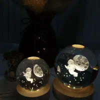 گوی کریستالی چراغ خواب|چراغ خواب و آباژور|تربتحیدریه, باغ ملی|دیوار