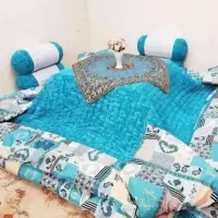 لحاف کرسی کبودرآهنگی 4 در 4 سفارشی با متریال آس|رختخواب، بالش، پتو|تهران, شهید رجایی|دیوار