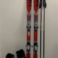 ست اسکی چوب الپاین و باتوم و بوت اسکی  head
