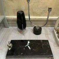 شمعدان گلدان و تخته