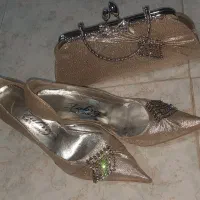 ست کیف و کفش عروس