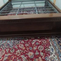 تخت دو نفره جک دار همراه تشک|تخت و سرویس خواب|قزوین, |دیوار