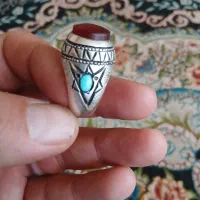 انگشتر نقره کاردست ۳۵ گرم وزن گرم ۵۰۰