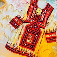 چرخ و وصل انواع لباس بلوچی
