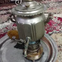 سماور برنجی ۶ لیتری شیرنشان