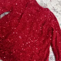 بلوز مخمل پولکی شیک و مناسب|لباس|مرند, |دیوار