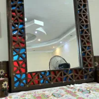 آینه و کنسول چوبی سنتی|بوفه، ویترین، کنسول|تهران, دروازه شمیران|دیوار