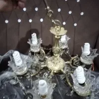 لوستر چهار شاخه برنزی