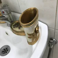 سرویس توالت طلایی صدفی چینی|لوازم سرویس بهداشتی|تهران, سبلان (لشگر)|دیوار