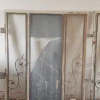 پنجره آهنی+درب اتاق+درب سرویس+درب حمام آلمینیومی