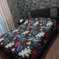 تخت دونفره بدون تشک با آینه و دراور وی جا کفشی|تخت و سرویس خواب|هشتگرد, فاز ۲ مهستان|دیوار