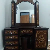 میز آرایش وکمد تکی دو درب