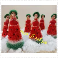 عروسک‌ یلدا با کاموا