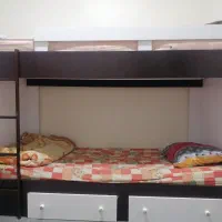 تخت دوطبقه ام دی اف با تشک|تخت و سرویس خواب|اهواز, نیوساید|دیوار