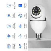 دوربین مدار بسته لامپی بی سیم مدل V380|دوربین مداربسته|تهران, تهرانپارس غربی|دیوار