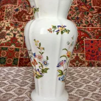 گلدان چینی اصل انگلیسی بینهایت زیبا|صنایع دستی و سایر لوازم تزئینی|تهران, سید خندان (جلفا)|دیوار