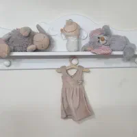 تخت کودک با تشک طبی برند رویال همراه شلف بالا تخت|تخت و سرویس خواب|تهران, سلسبیل شمالی|دیوار