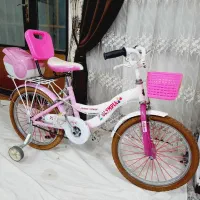 دوچرخه سایز 20دخترانه صورتی جذاب درحدنو