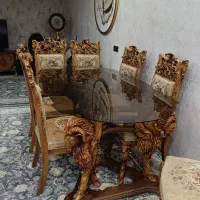 میز ناهار خوری 8 نفره چوب راش|مبلمان خانگی و میز عسلی|پاکدشت, پاکدشت (مامازند)|دیوار