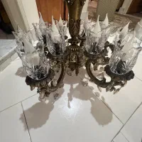 لوستر برنزی ۱۲ شاخه نو