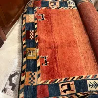 گبه دستباف قشقایی قدیمی درجه یک