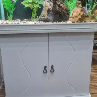 فروش آکواریوم شرکتی ۸۰ سانت،سالم و تمیز|ماهی|چمران, |دیوار